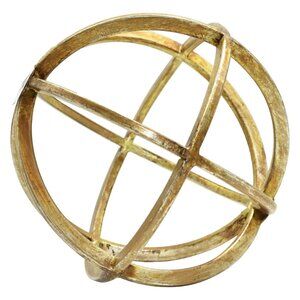 Adam & Friends Home Decor Metal Galena Atomic Ball Sculpture | 1-Piece